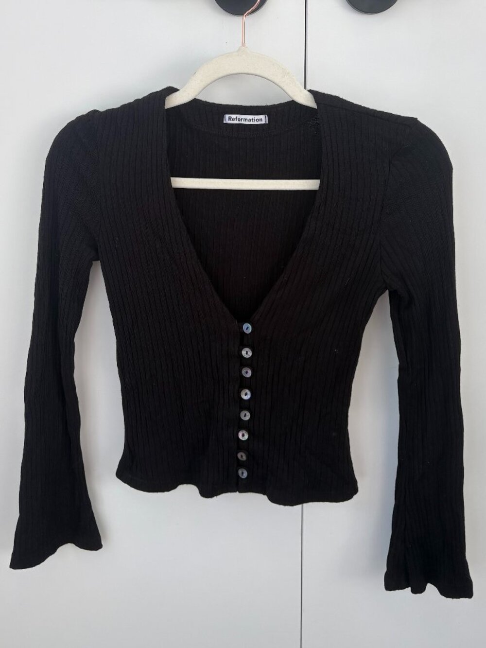 Reformation Long Sleeve Button Shirt